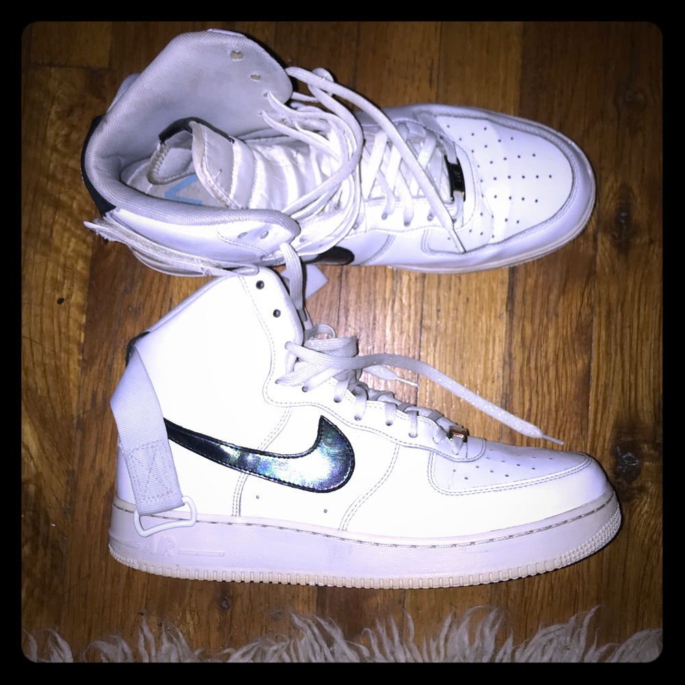 Nike iridescent Air Force 1 high